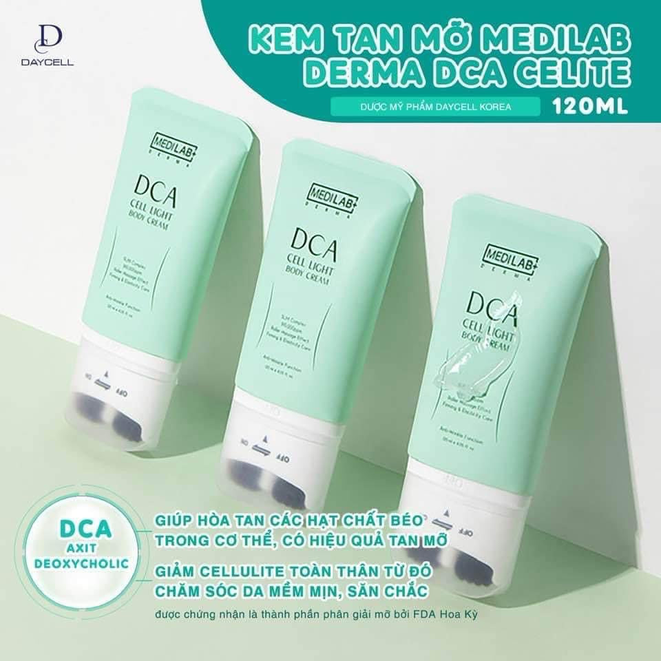Kem tan mo Derma DCA celite