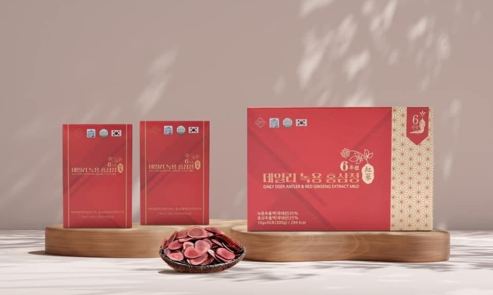 Loc nhung huou hồng sâm Samsung (30 gói)