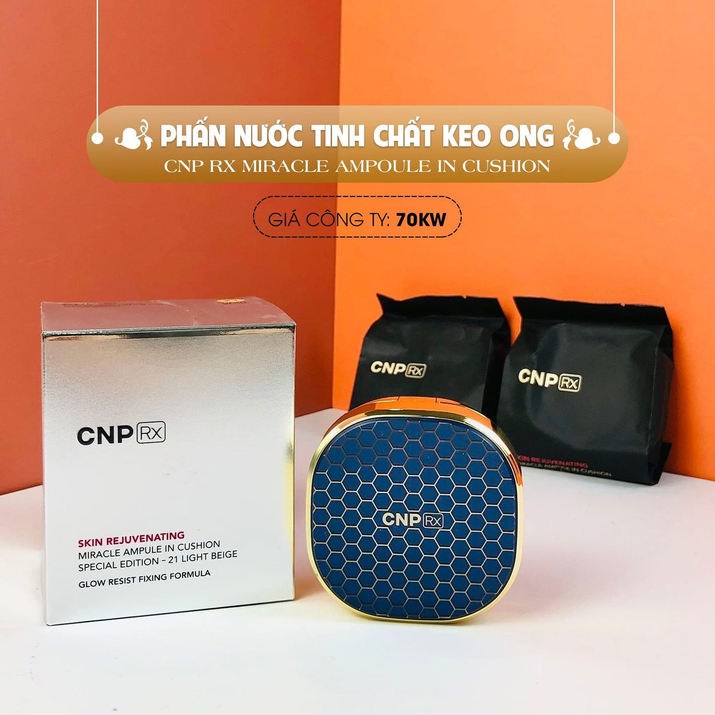 Phan nuoc CNP rc miracle (1 hộp chính thêm 2 lỏi phu )