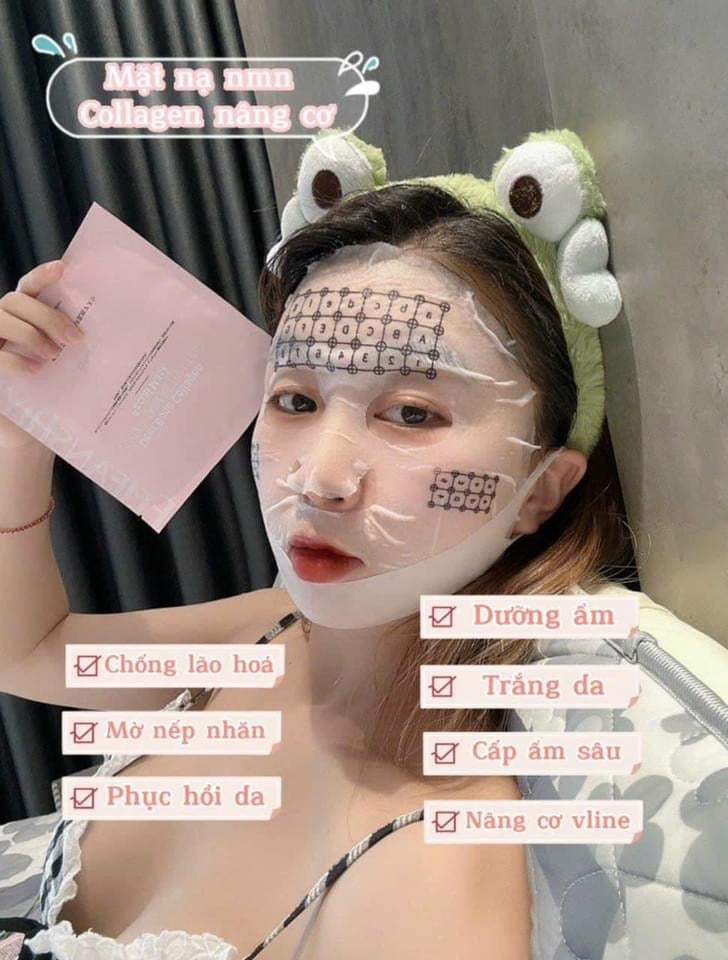 Mat na NMN collagen nhung huou (5 m) japan