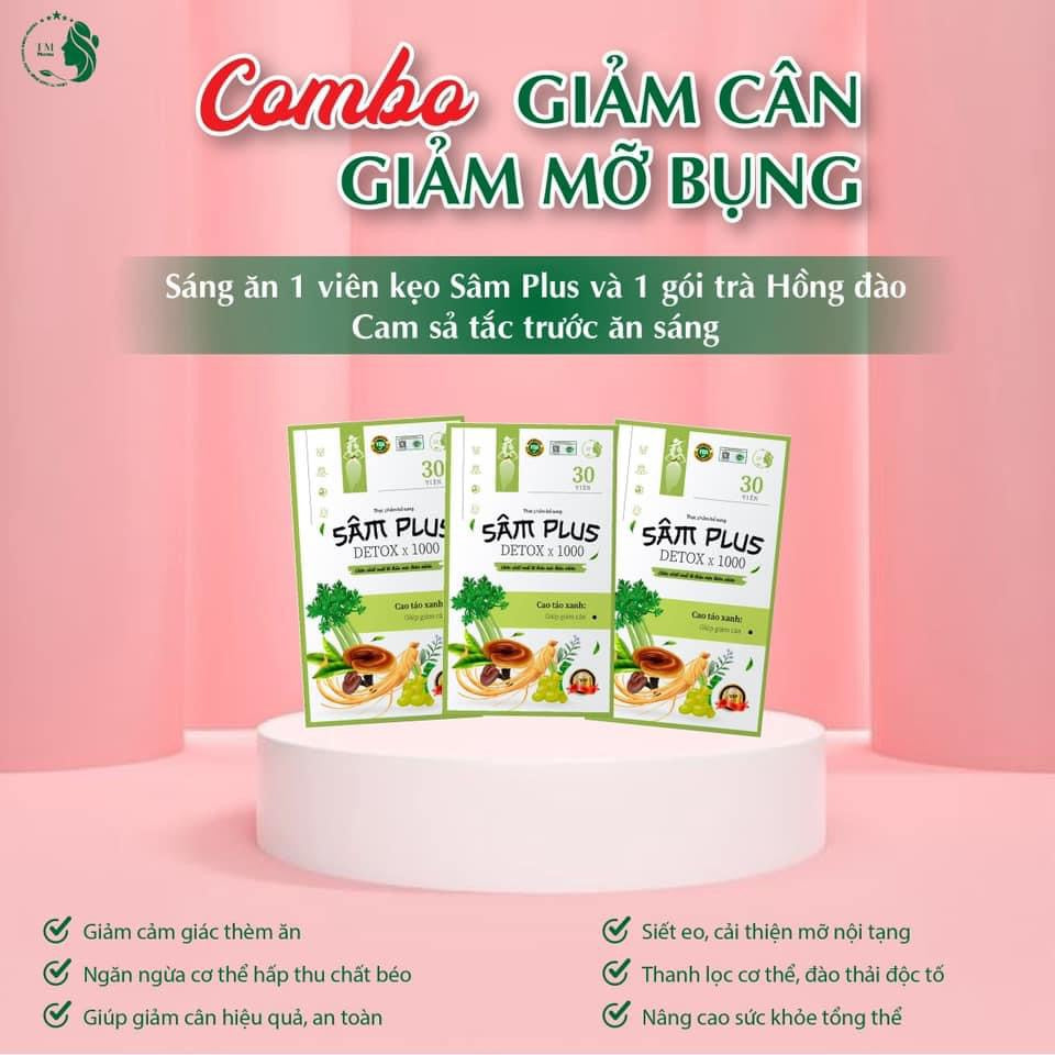 Sam plus giam can tặng tra hồng đào
