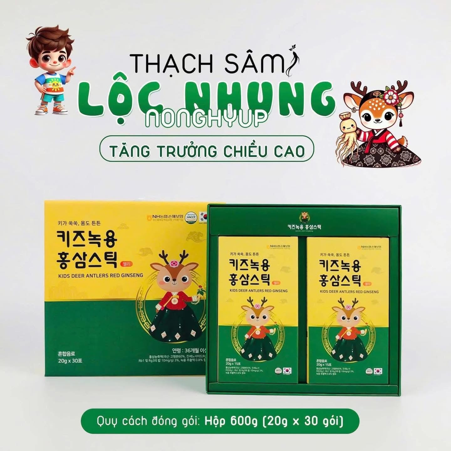Thach hong sam loc nhung