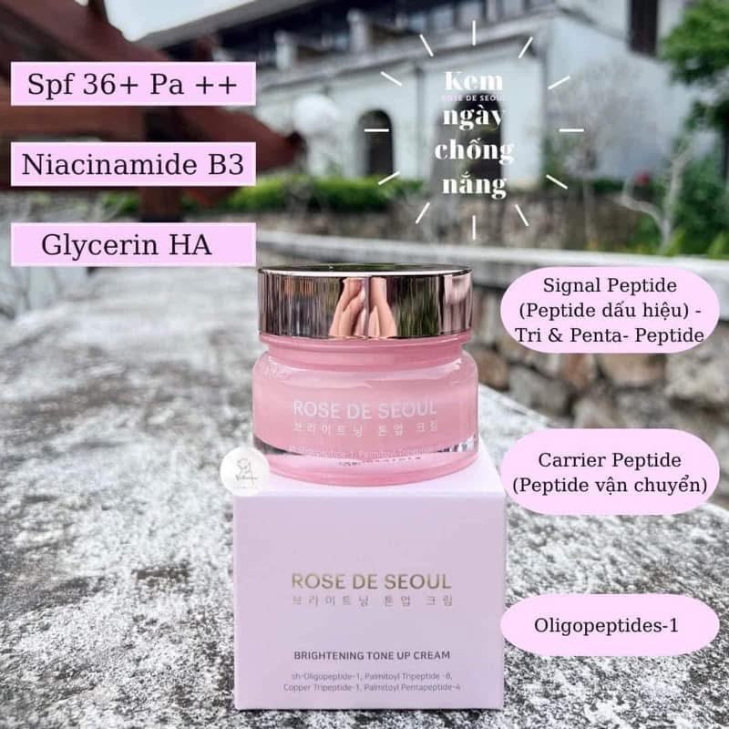 Kem nang tone Rose de seoul