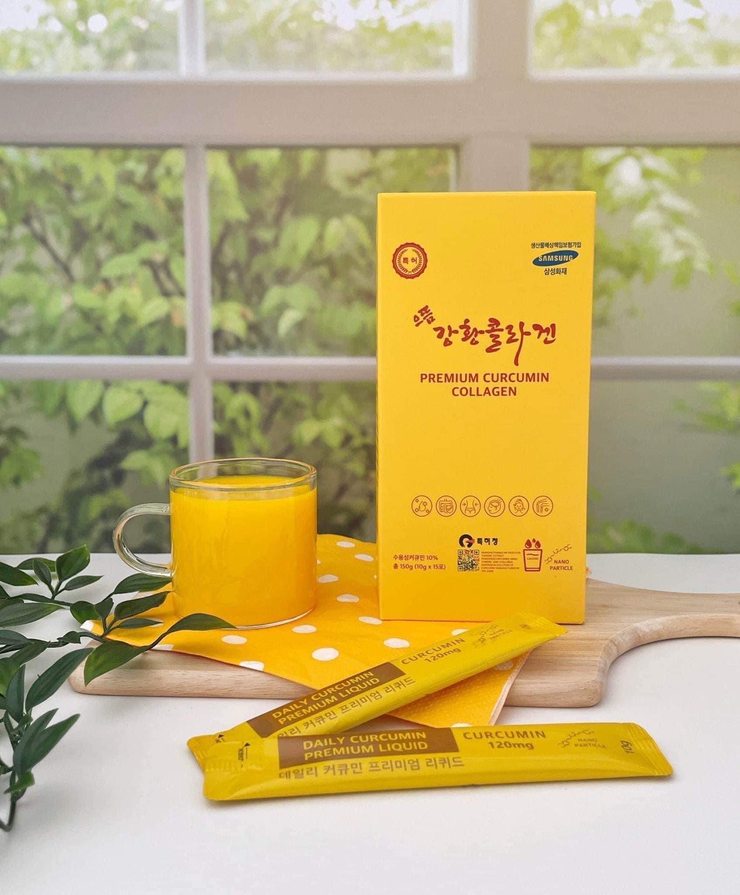 Nghe nuoc premium curcumin collagen (30 gói)ship bỏ hộp lớn