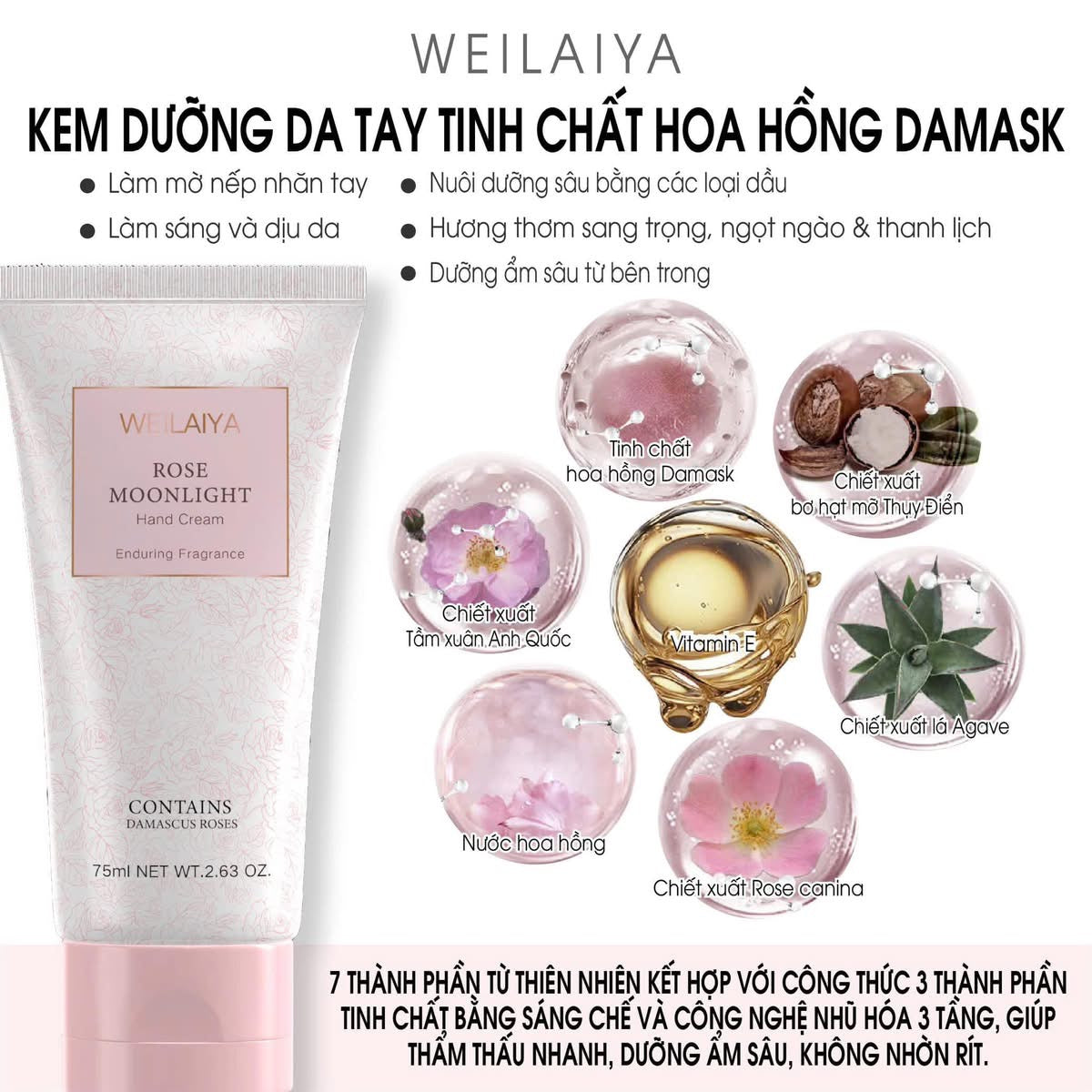 Kem duong da tay Weilaiya