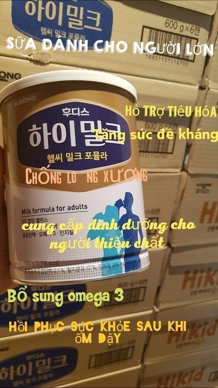 Sua Himilk ( hàn quốc) 600 gam