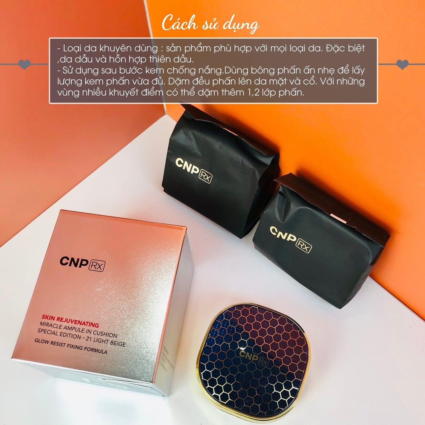 Phan nuoc CNP rc miracle (1 hộp chính thêm 2 lỏi phu )