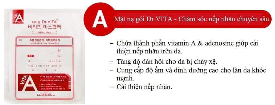Mặt nạ Dr.Vita daycell 10 mô