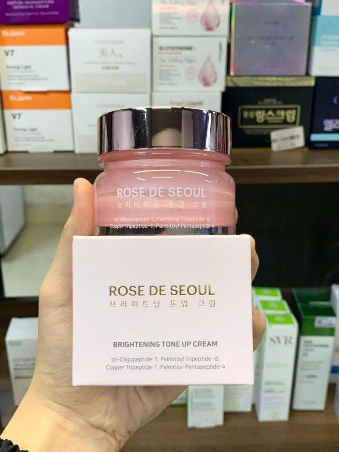 Kem nang tone Rose de seoul