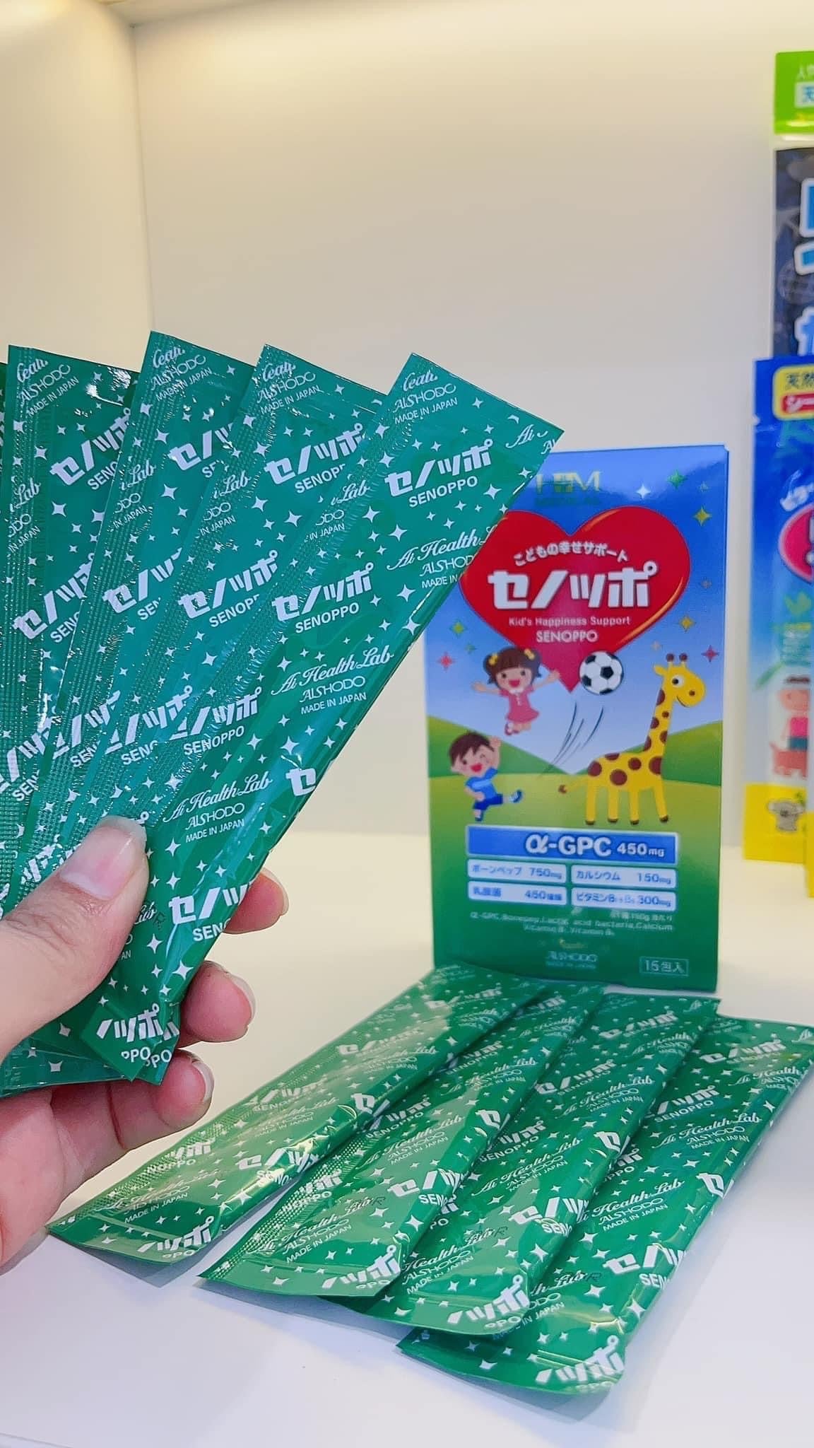 Thach tang chieu cao Senoppo (hộp 15 gói)japan