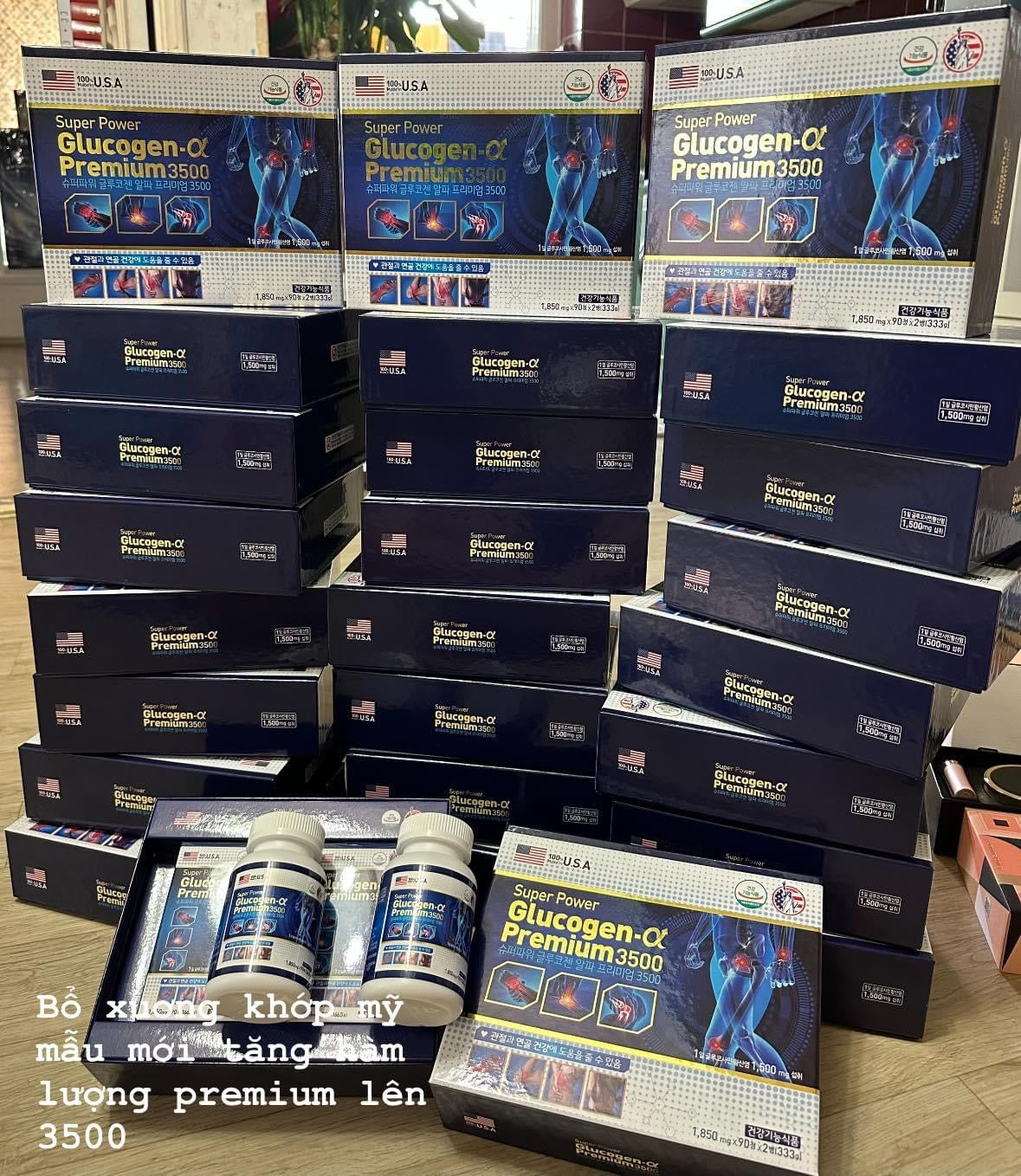 Thuoc khop thoai hoa mẫu mới Premium 3500