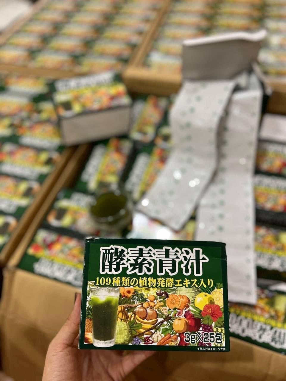 Aojiru rau cu qua lên men japan(25 gói)