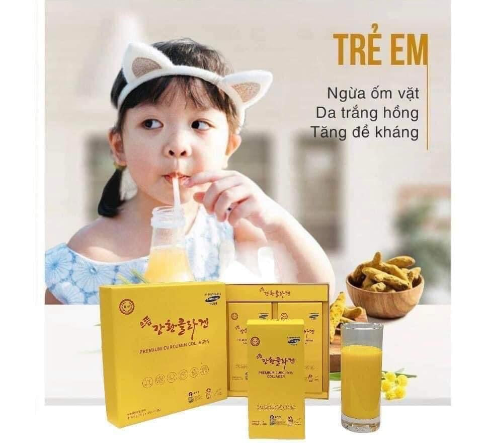 Nghe nuoc premium curcumin collagen (30 gói)ship bỏ hộp lớn
