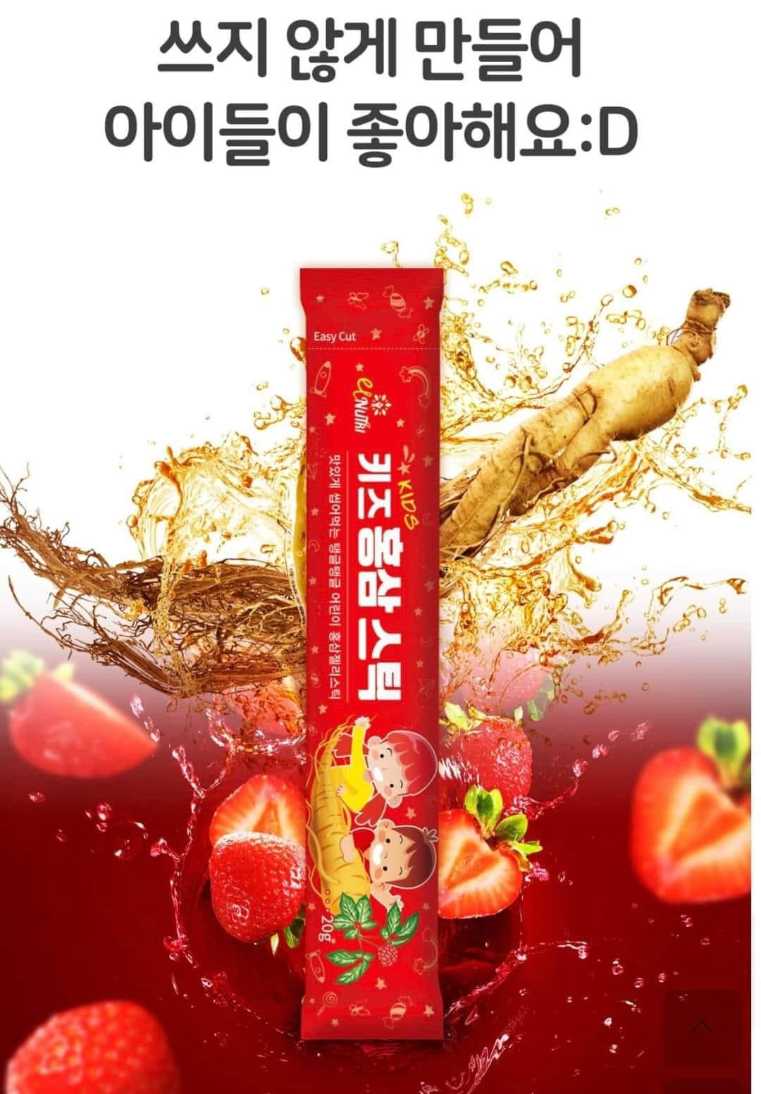 Thach hong sam jelly baby Elnutri (30 gói )