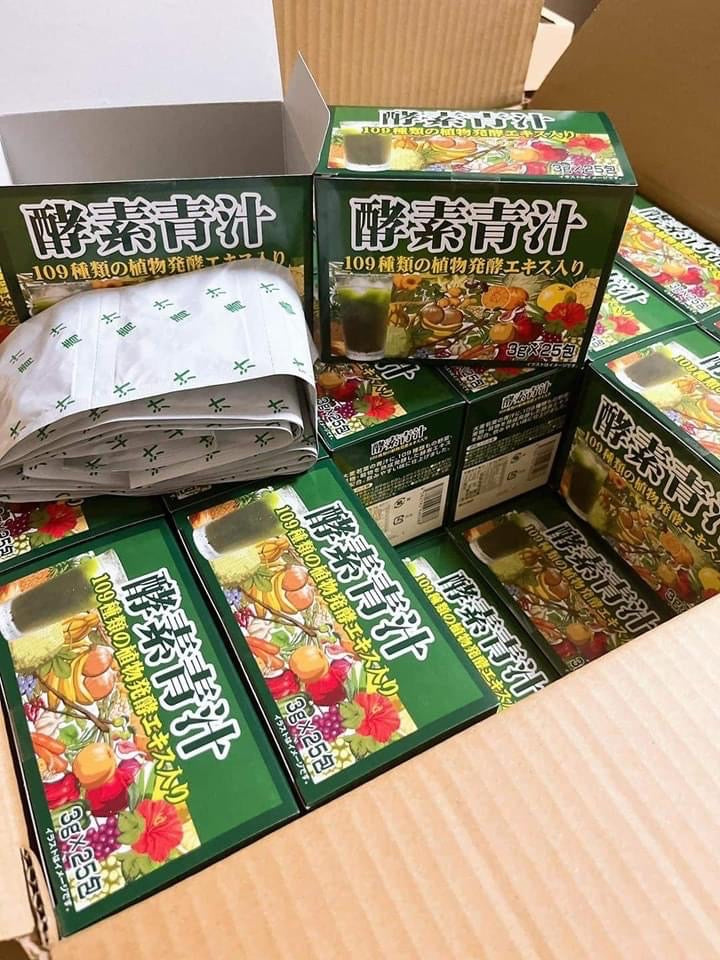 Aojiru rau cu qua lên men japan(25 gói)