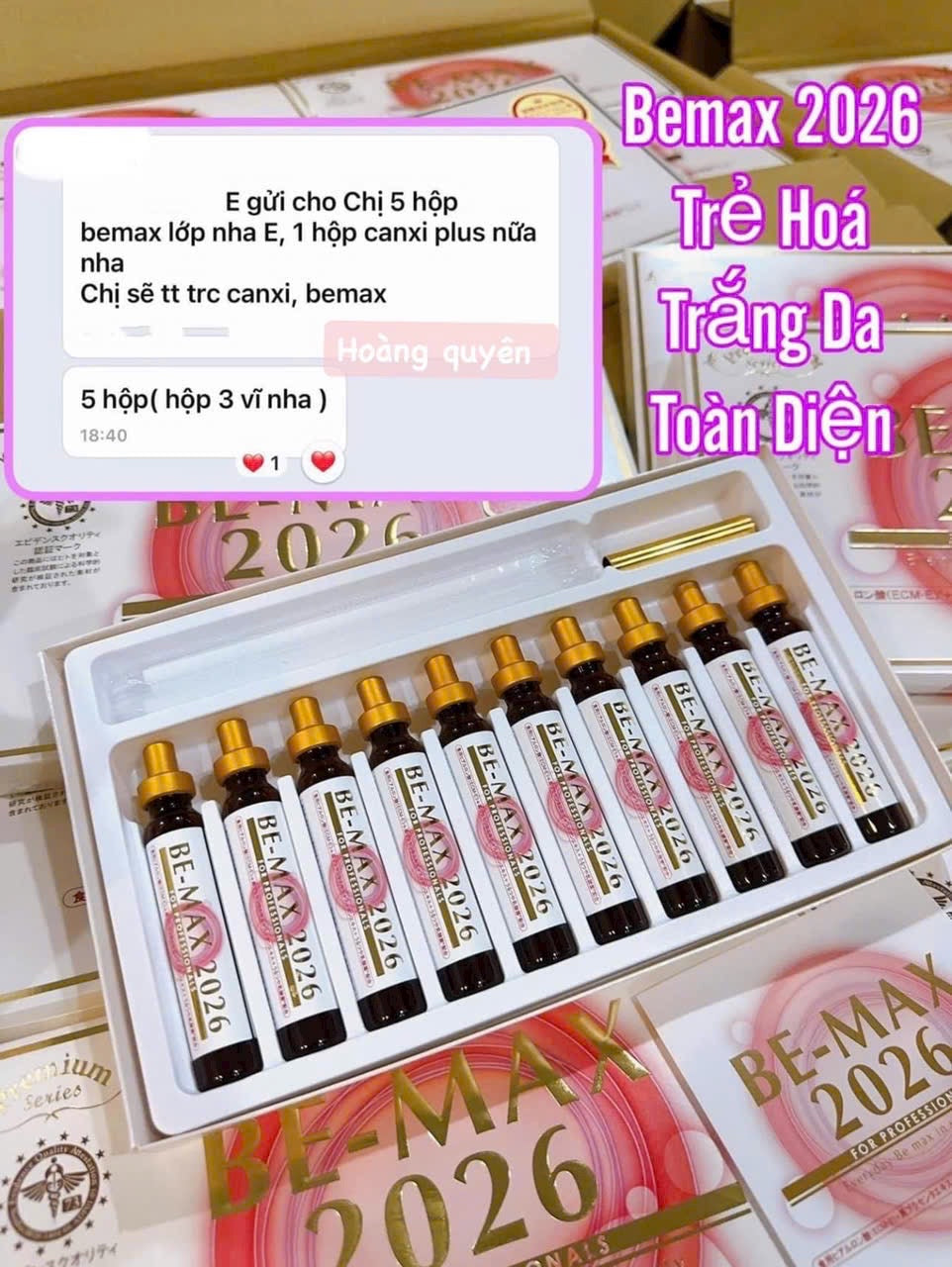 Bemax ( gia ban hộp 10 ong)