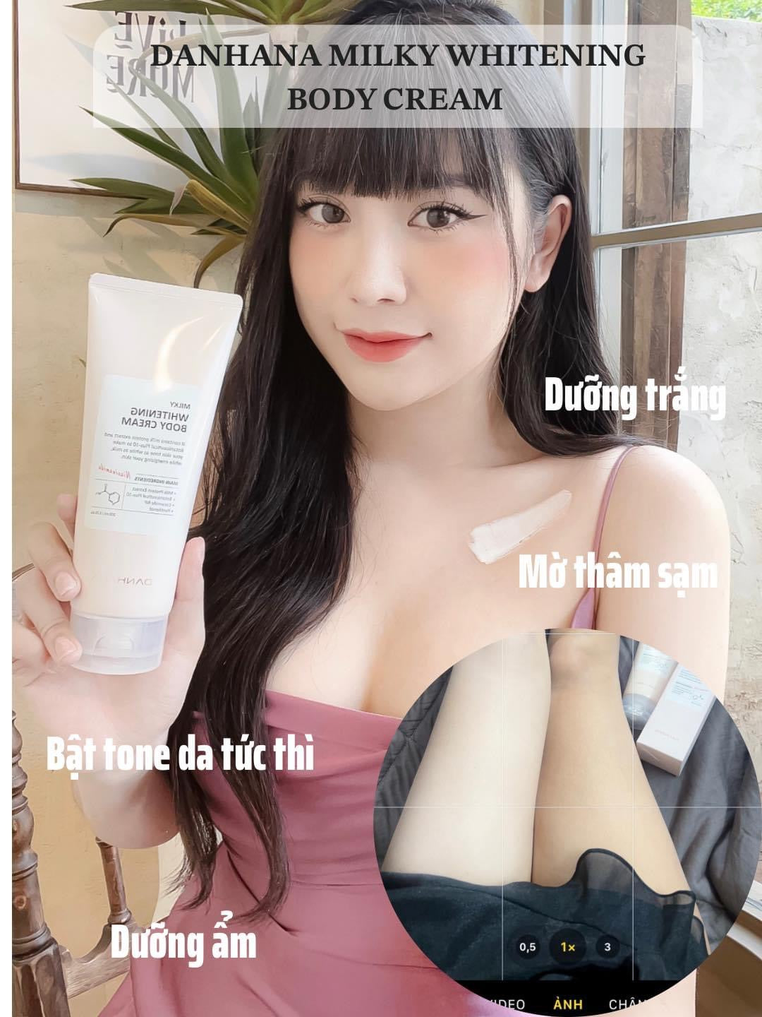 Kem body trang da Danhana
