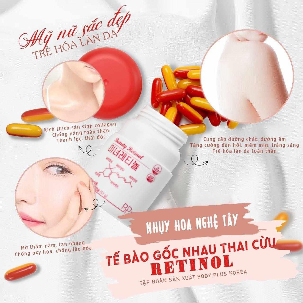 Beauty Retinol body plus sanga nhụy hoa nghe tay nhau thai cuu
