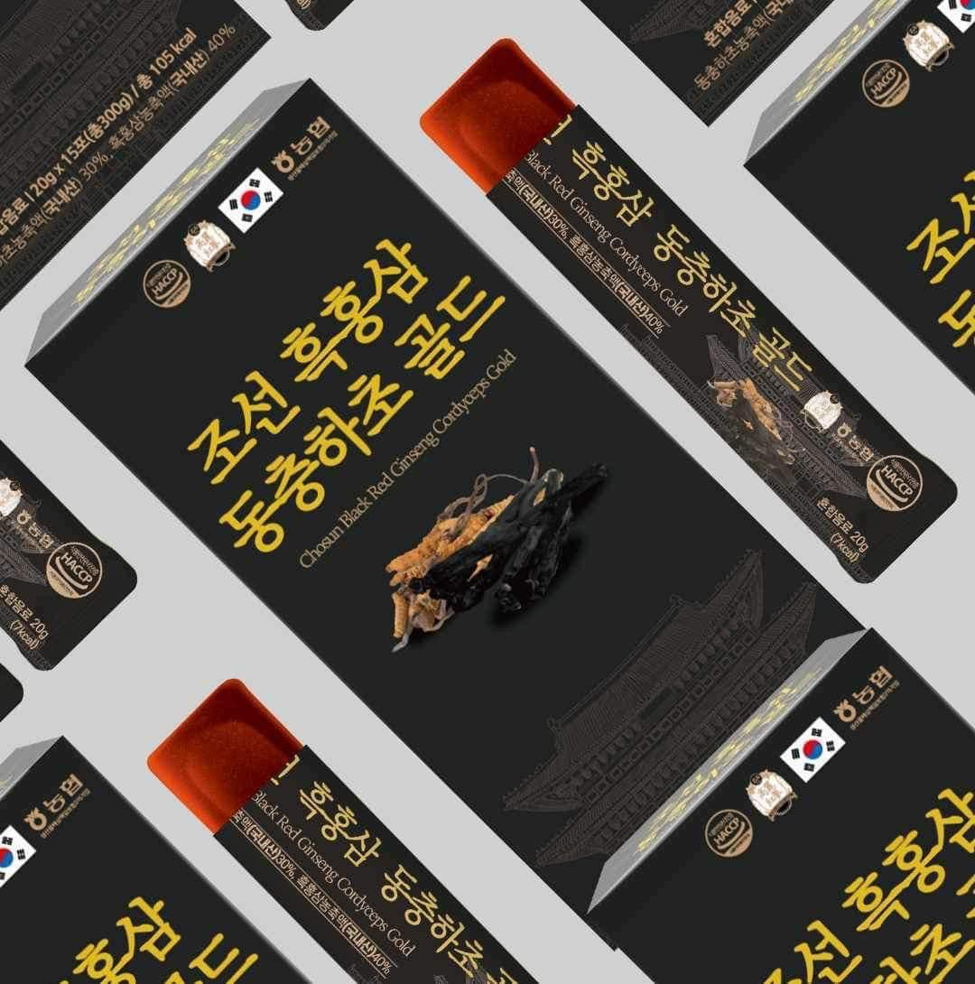 Thach collagen hac sam dong trung