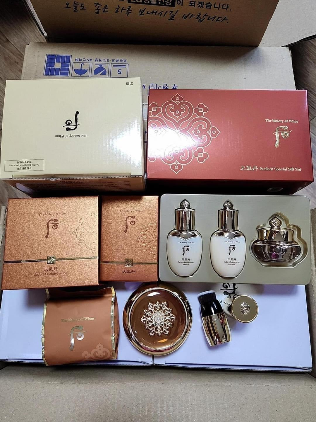 Set cushion Whoo tai sinh hoa hien