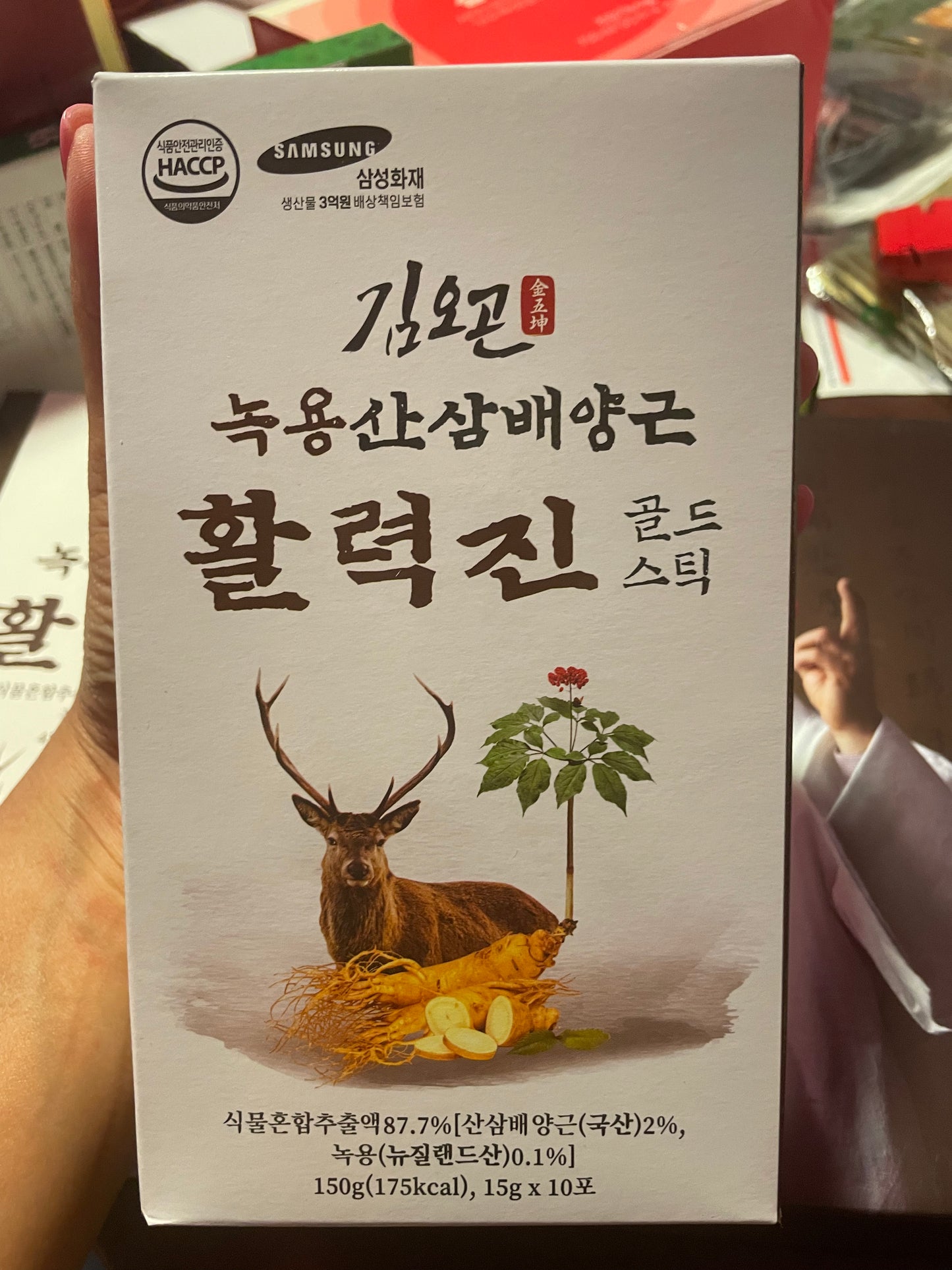Nuoc hong sam loc nhung huou (mau moi) 30 gói