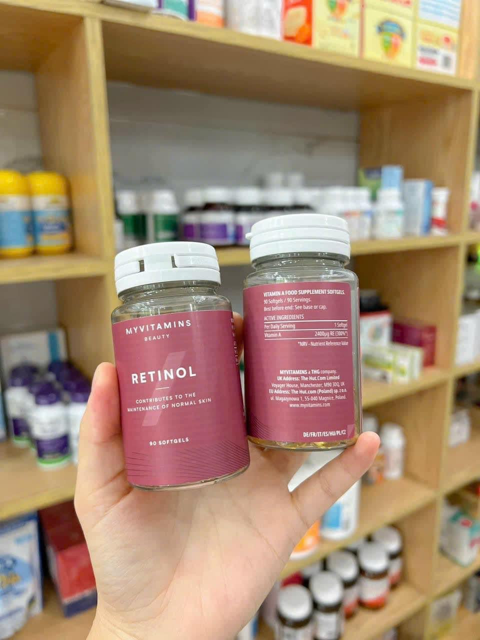Vien uong Retinol Myvitamins Pháp