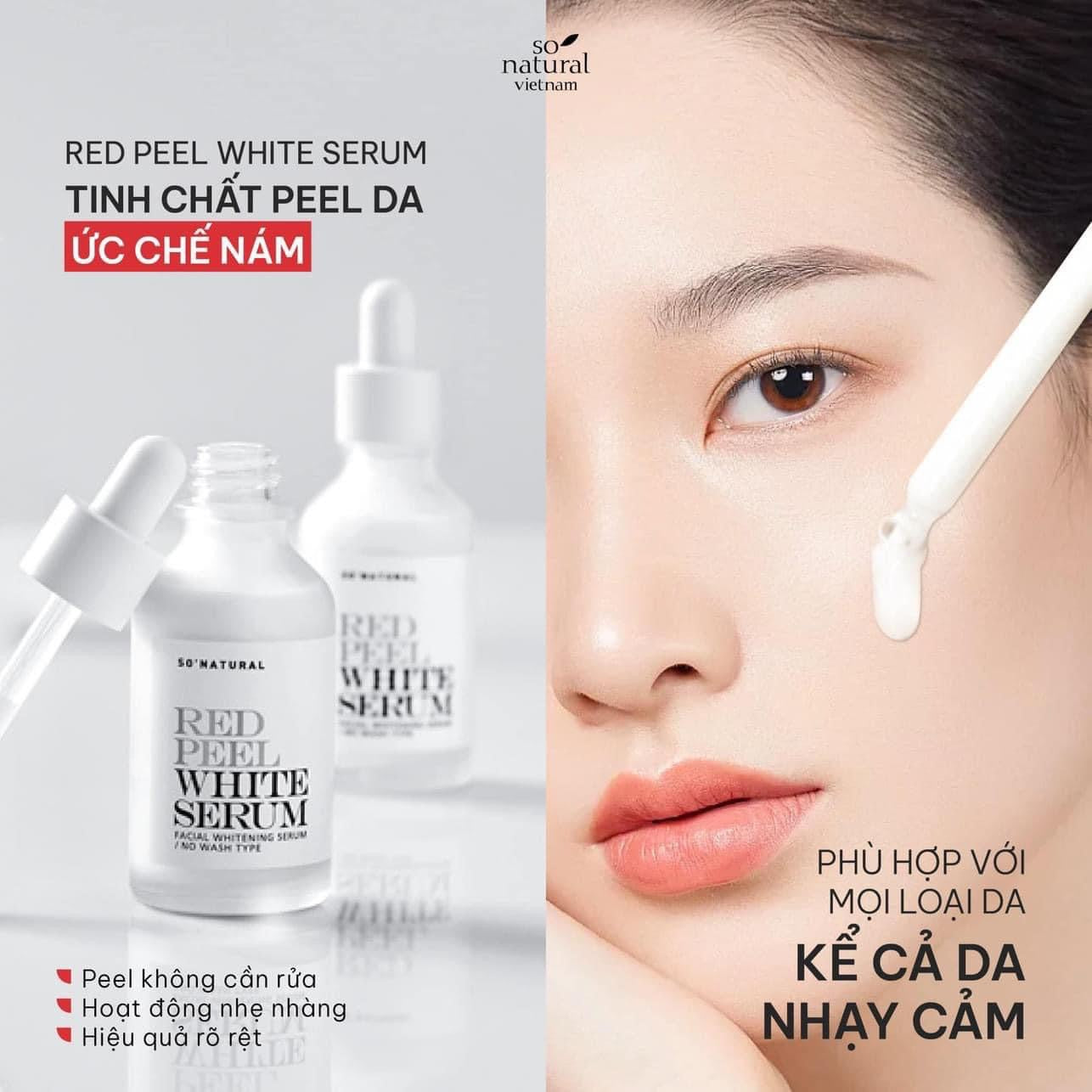 Red peel white serum
