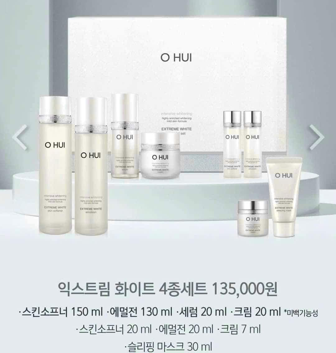 Set ohui trang 8 món