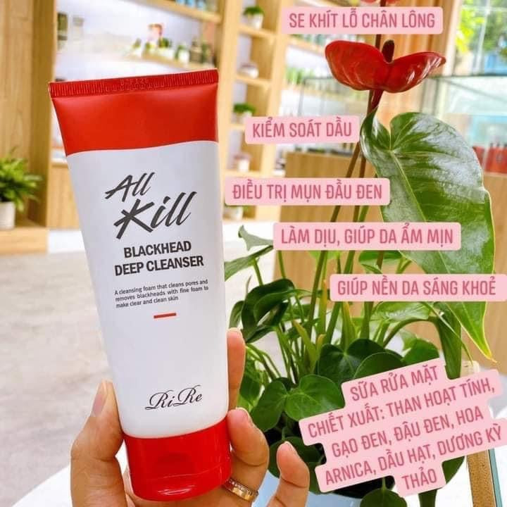 Sua rua mặt Rire all kill blackhead