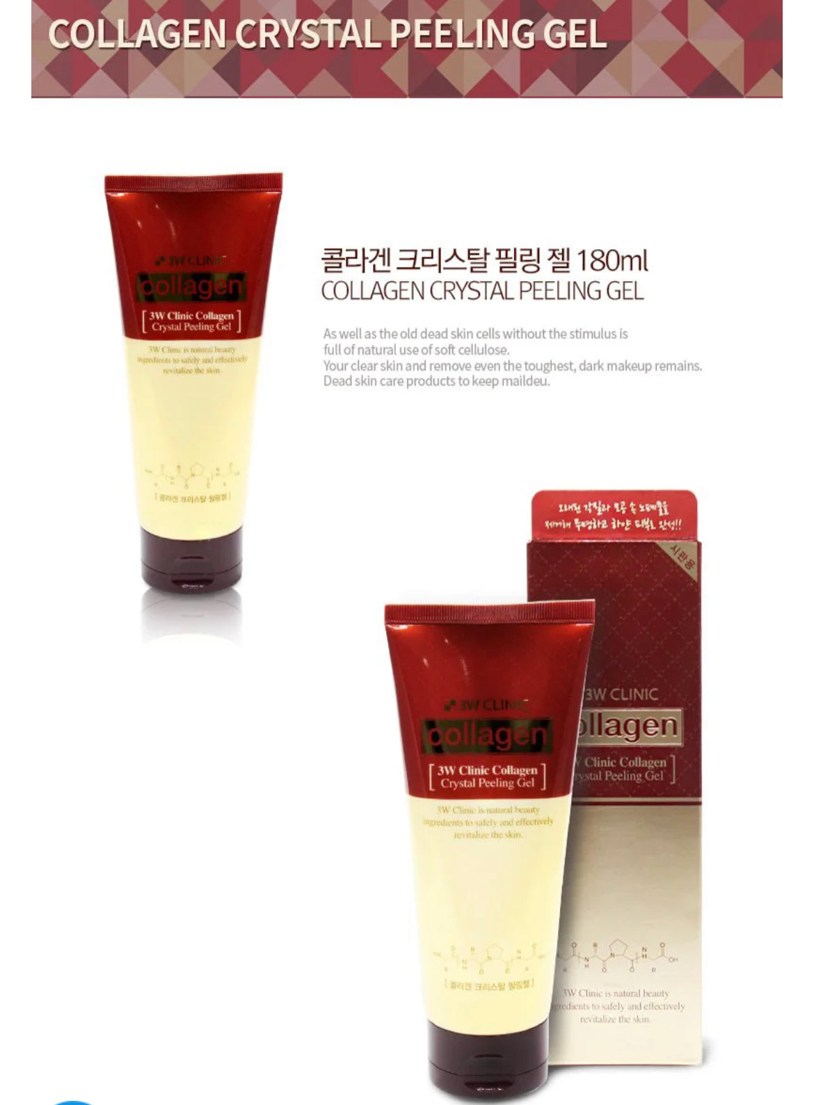 Tay da chết collagen 3W clinic