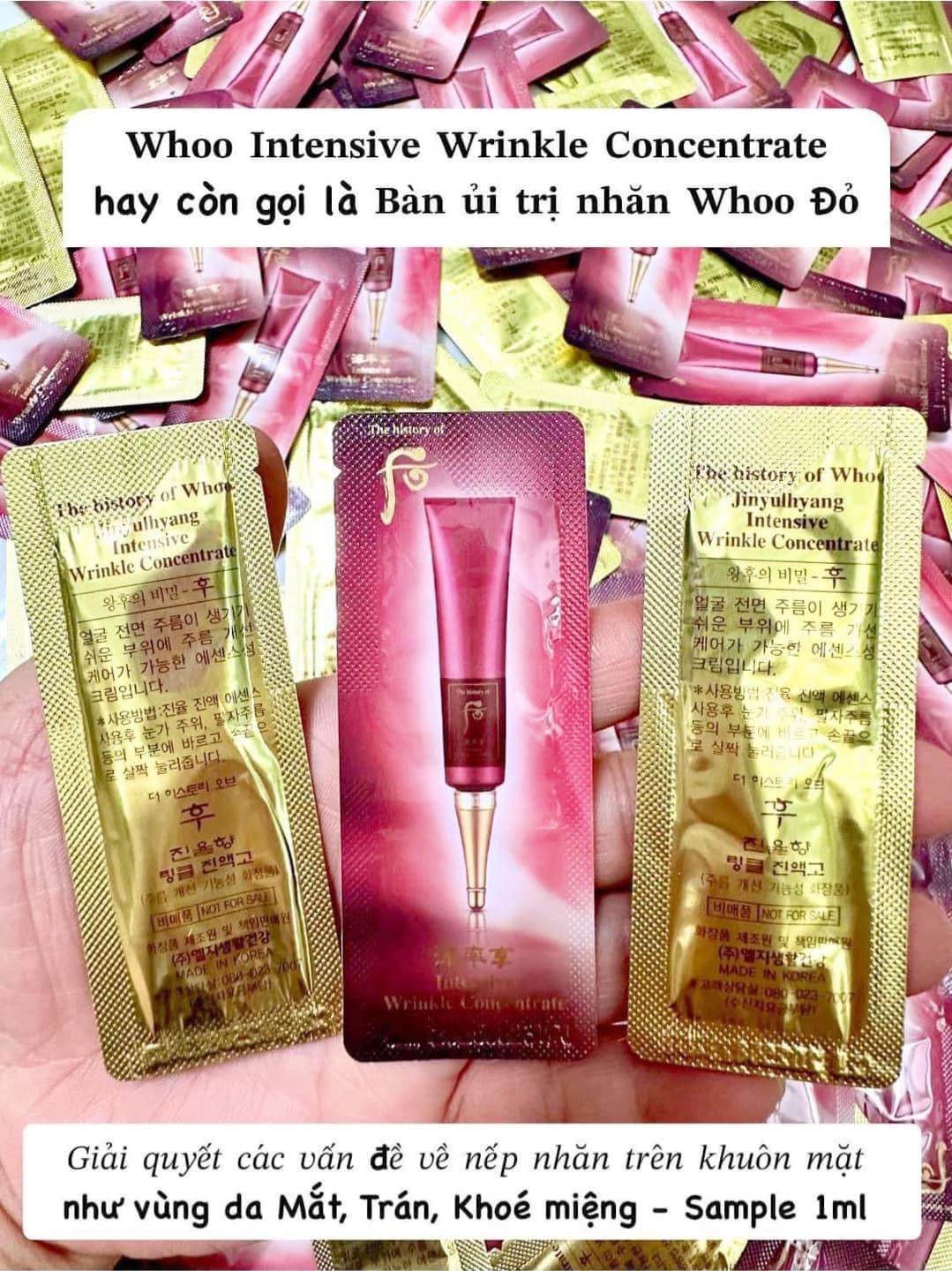 Kem bàn là (120 gói sample)Whoo intensive wrinkle concentrate