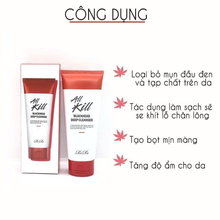 Sua rua mặt Rire all kill blackhead