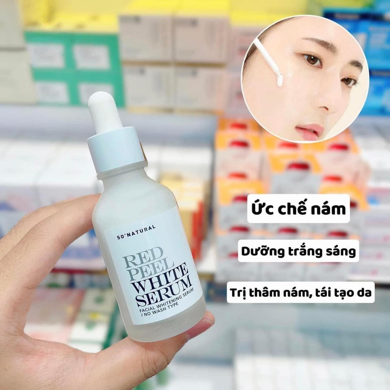 Red peel white serum