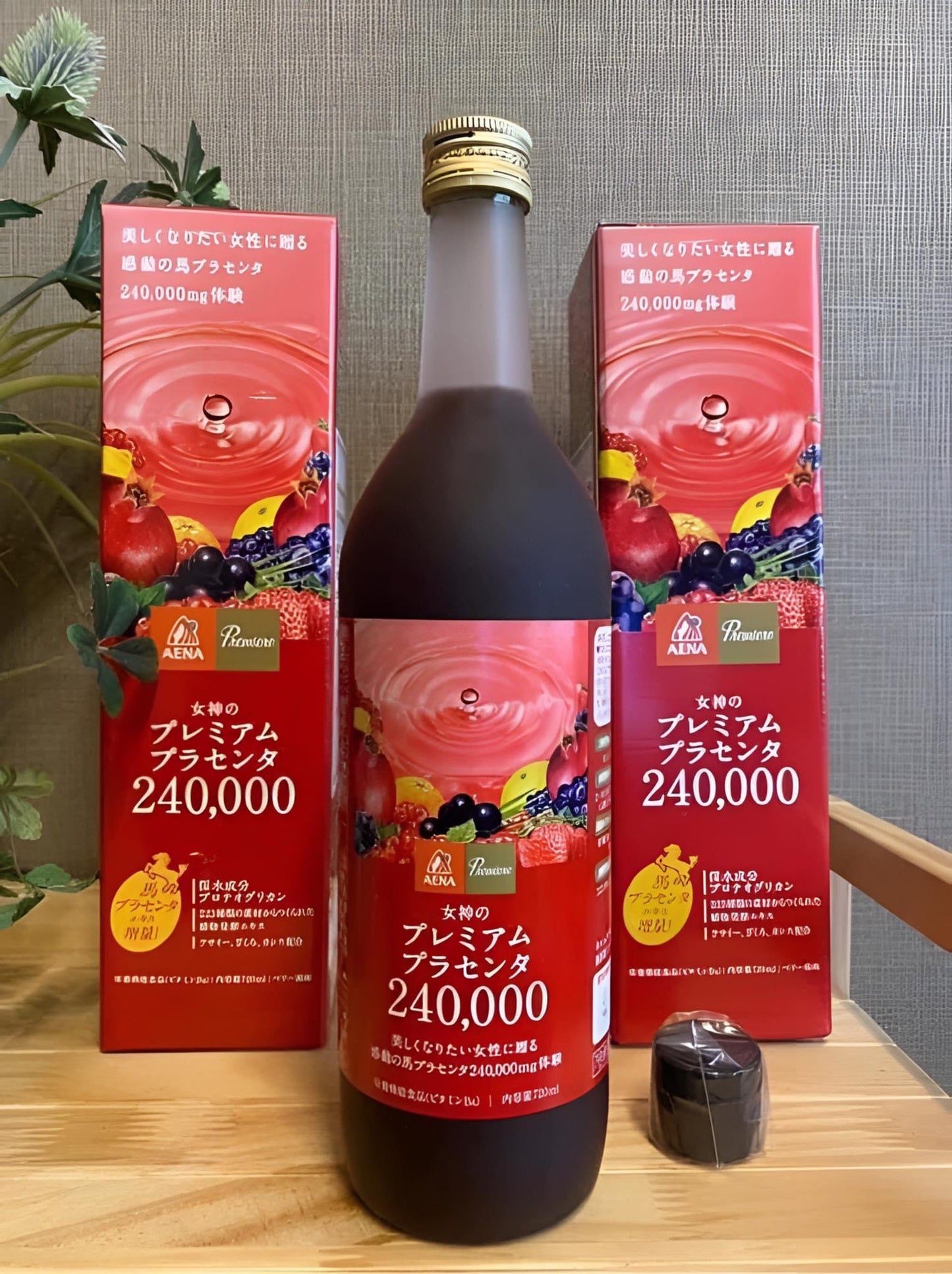 Nuoc uong nhau thai ngua enzyme