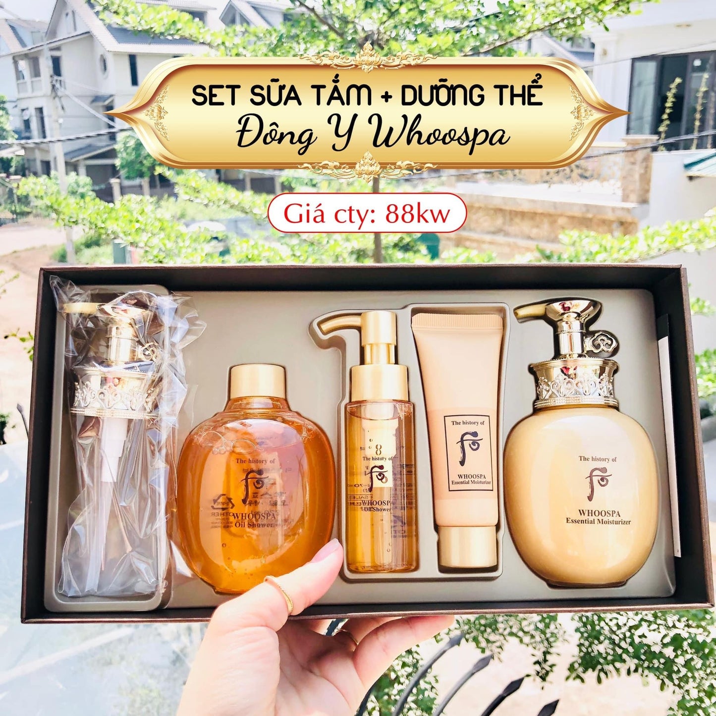 Set tam Whoo spa