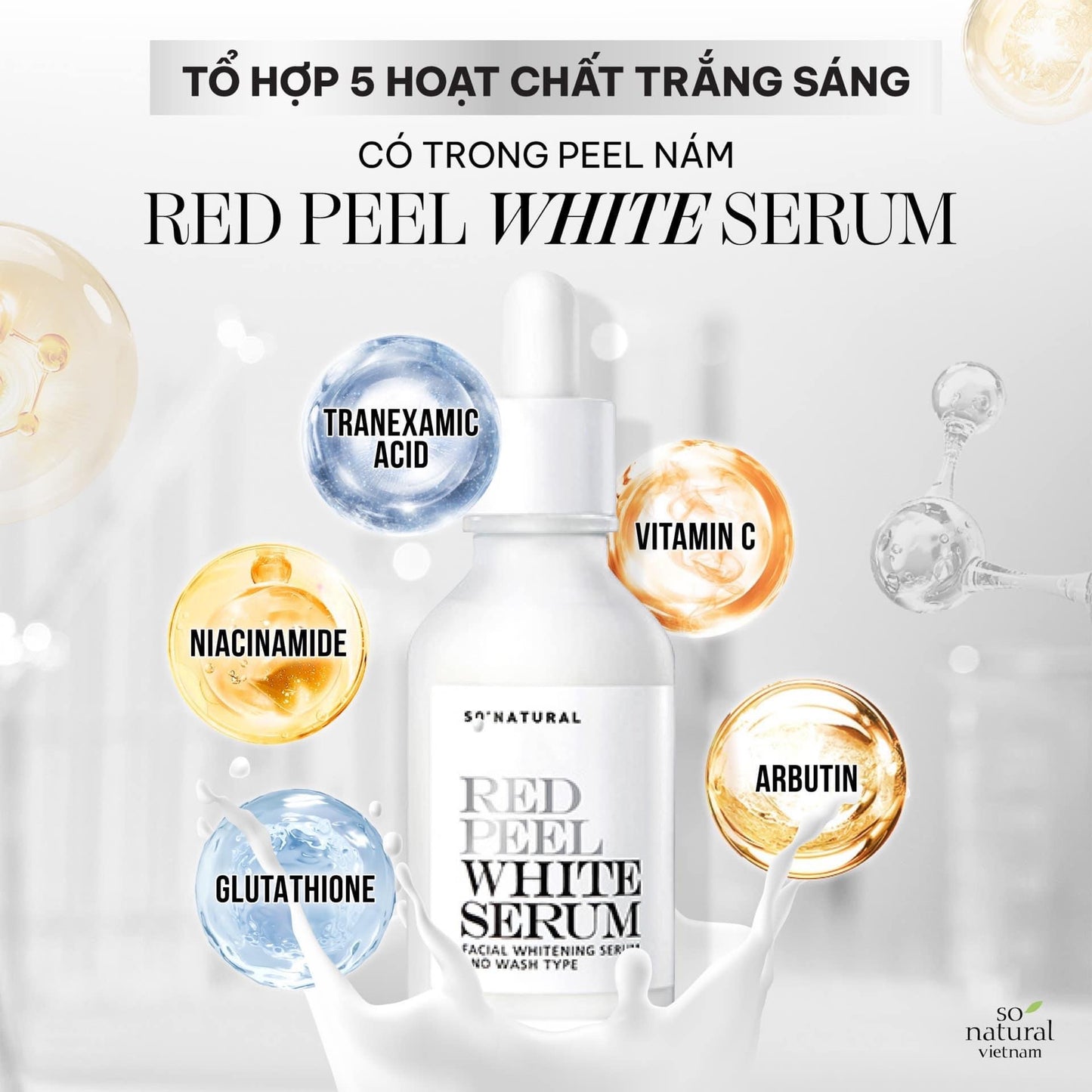 Red peel white serum