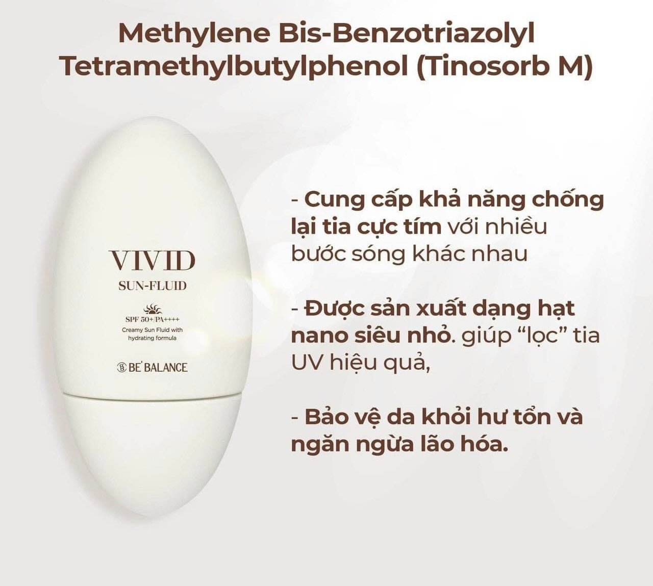 Vivid sun fluid kem chong nang