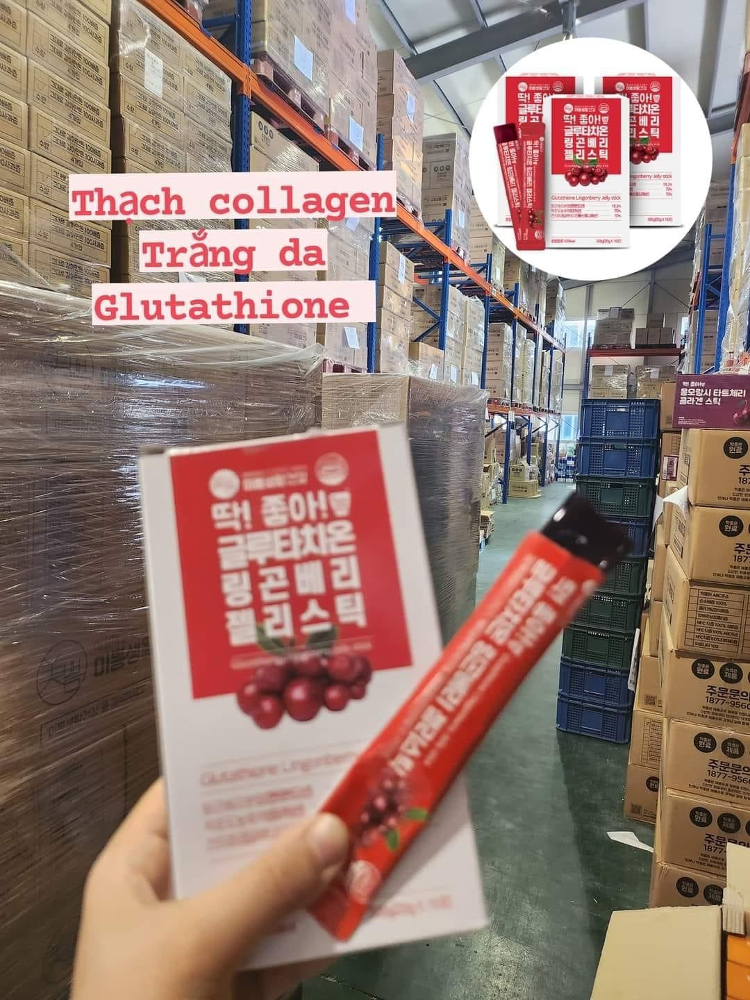 Thach collagen trắng da korea (30 gói )