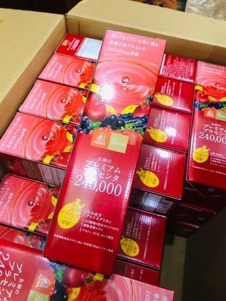 Nuoc uong nhau thai ngua enzyme