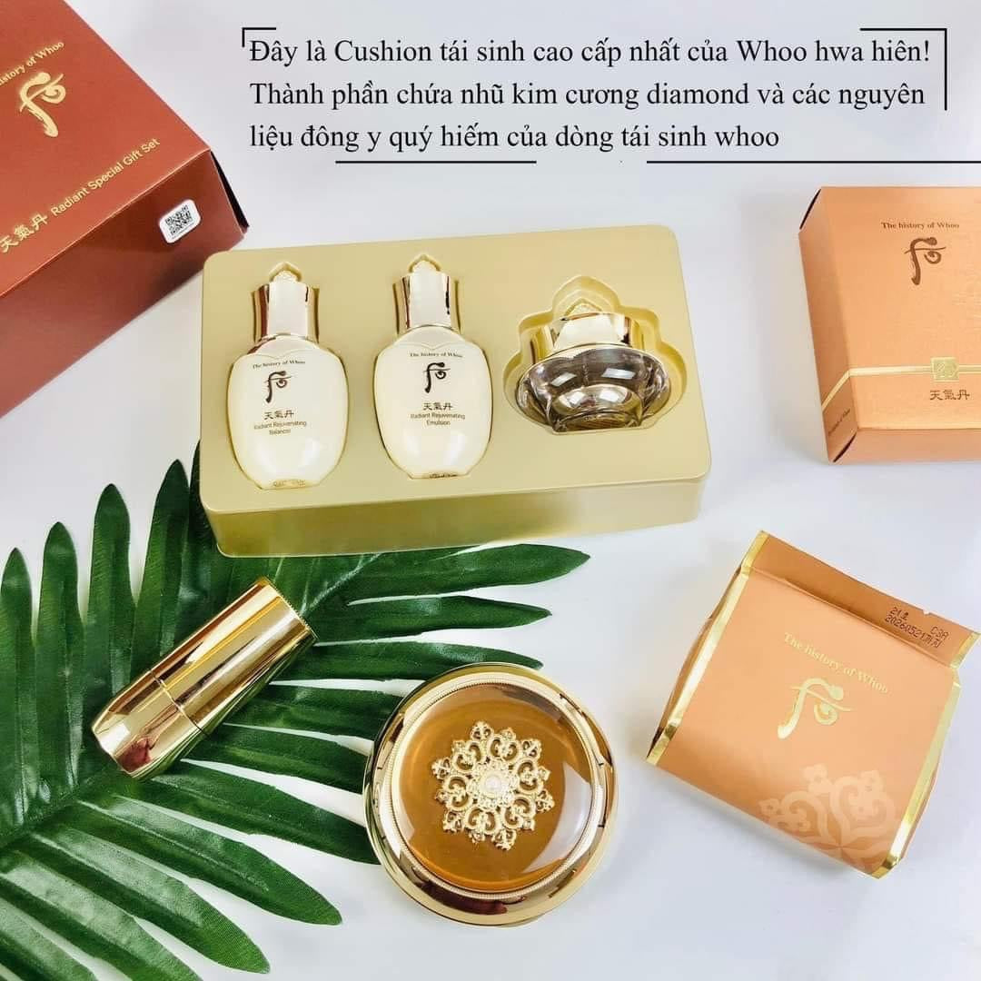 Set cushion Whoo tai sinh hoa hien