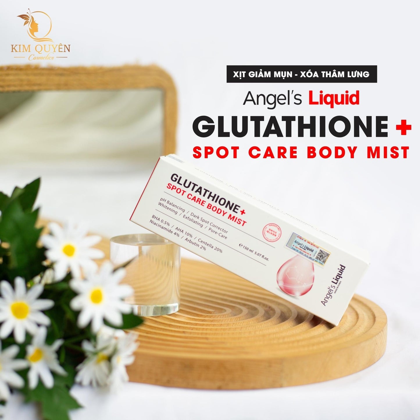 Xịt mụn lưng glutathione mẫu mới