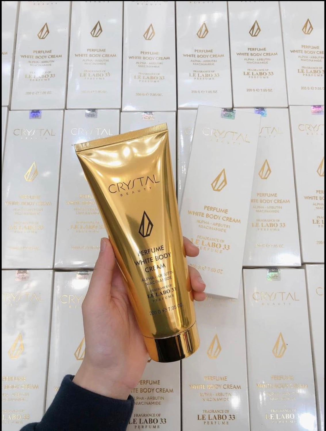 Perfume body cream Crystal