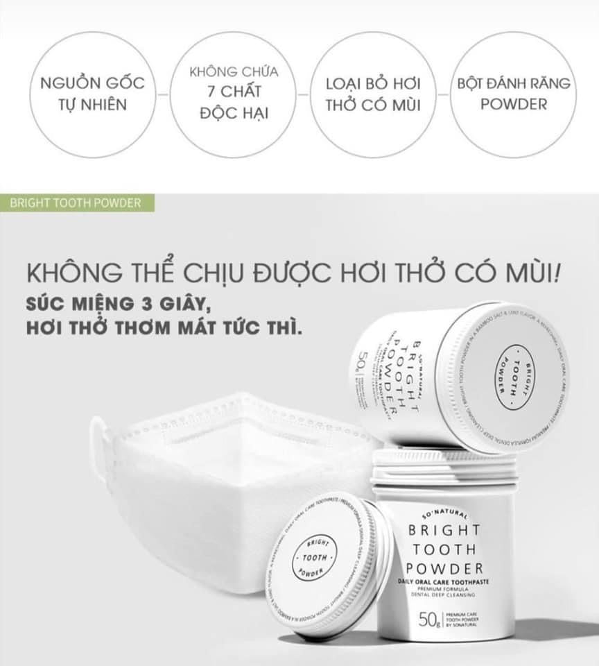 Bright tooth powder ( bot trang rang)