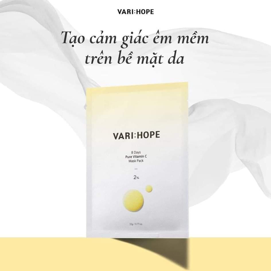 Mat na trang da Vari Hope Vitamin C