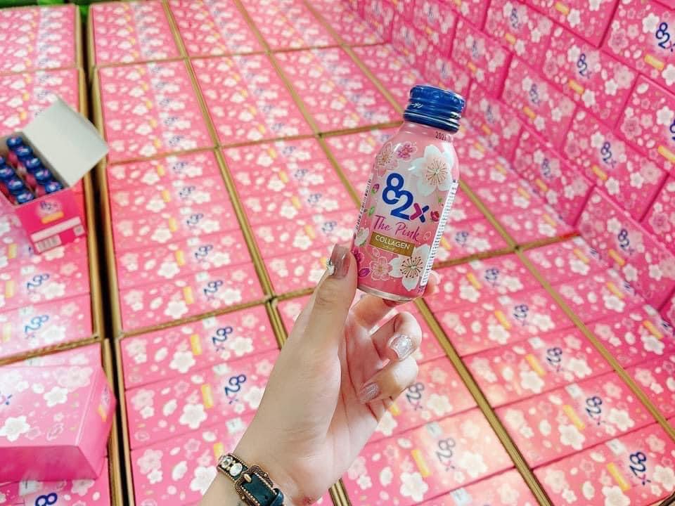 The Pink collagen 82x sakura(hop 10 chai)