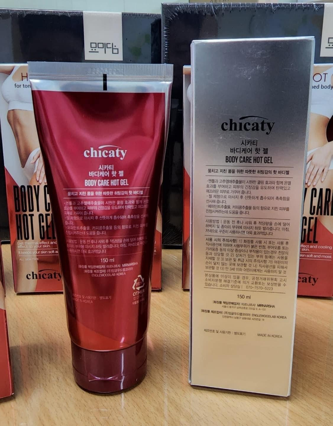 Kem tan mo Chicaty hot gel