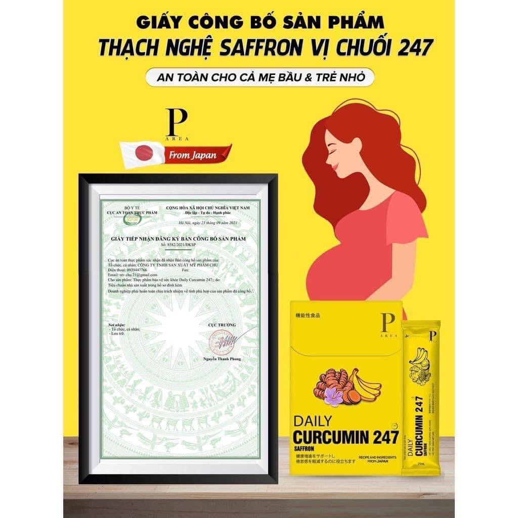 Thach nghe saffron (hop 7 gói ) vietnam