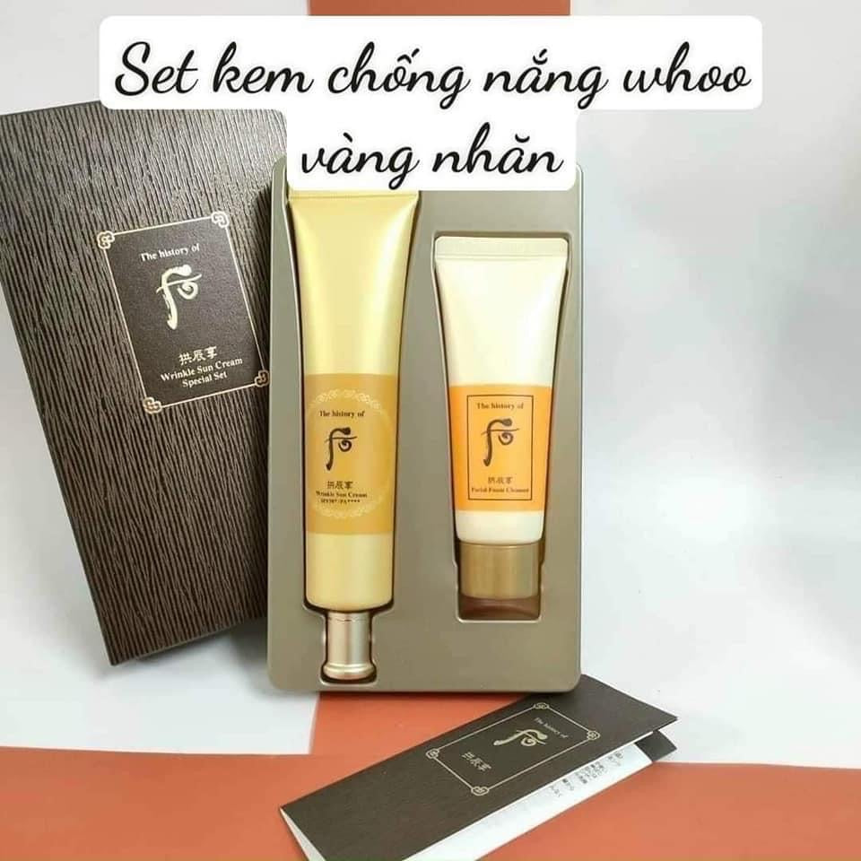 Set chong nang Whoo vang chong nhan
