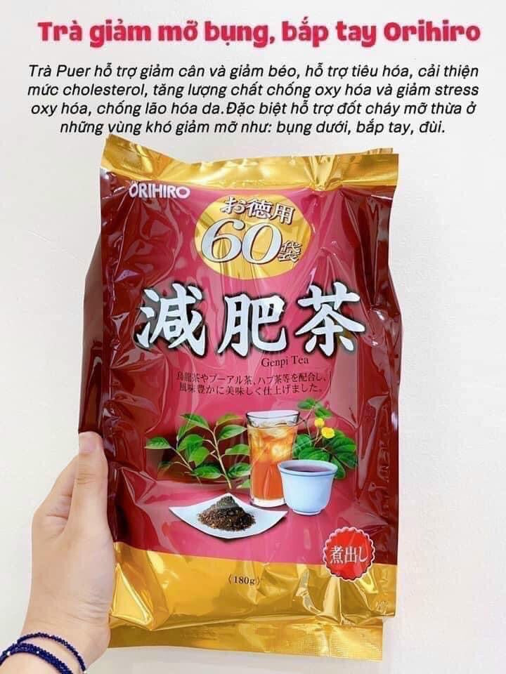 Tra Orihiro Genpi Tea giam mo (60goi)