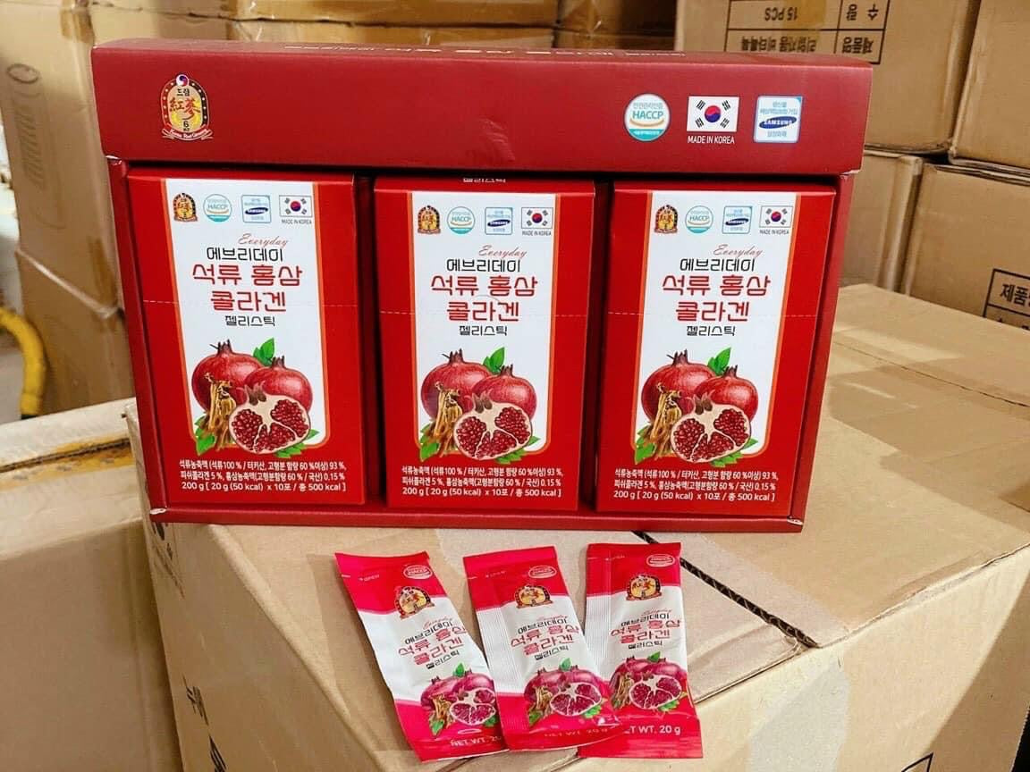 Thach luu hong sam collagen Dream